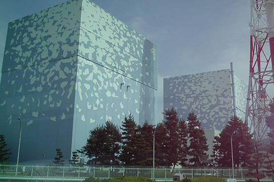 The Fukushima I Nuclear Power Plant after the 2011 Tōhoku earthquake and tsunami.