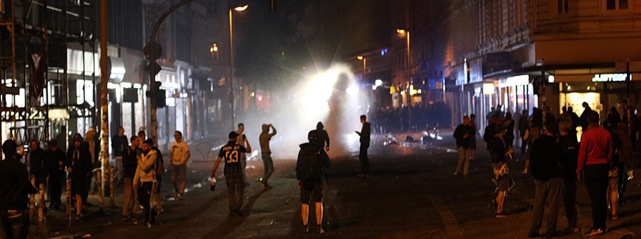 G20-Proteste in Hamburg, Juli 2017.