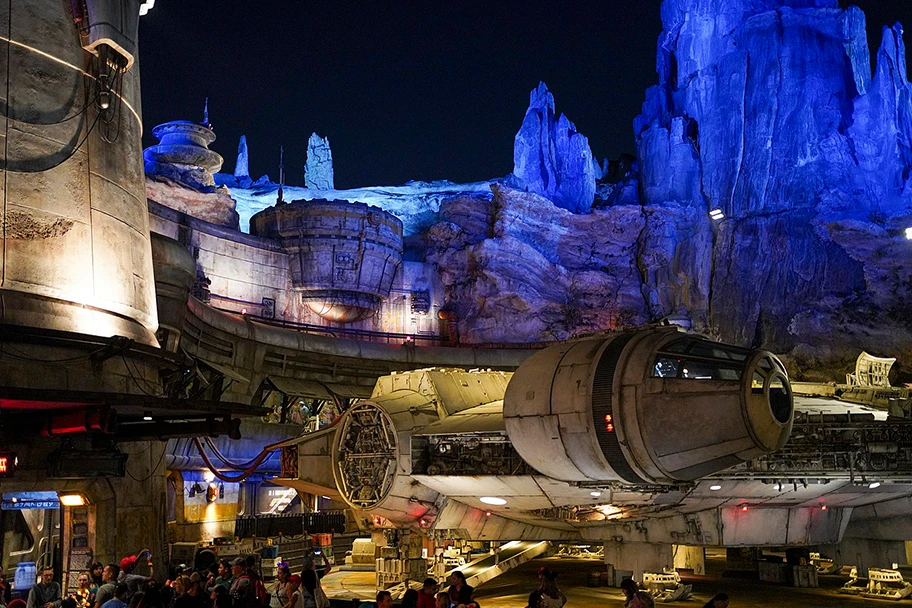 Star Wars-Kulisse im Disneyland.