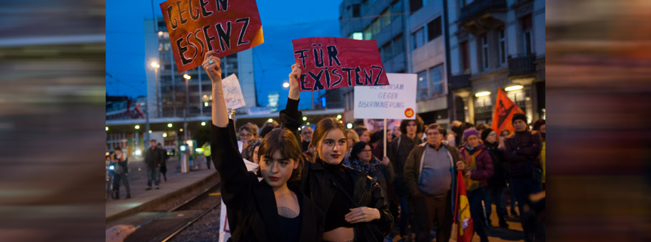 Frauenstreik in Basel, März 2019.