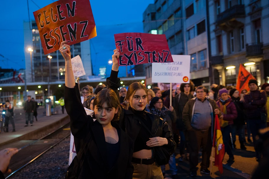 Frauenstreik in Basel, März 2019.