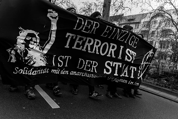 Soli Demo in Berlin, Januar 2015.