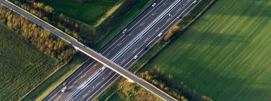 Autobahn 31, Gescher, NordrheinWestfalen, Deutschland.