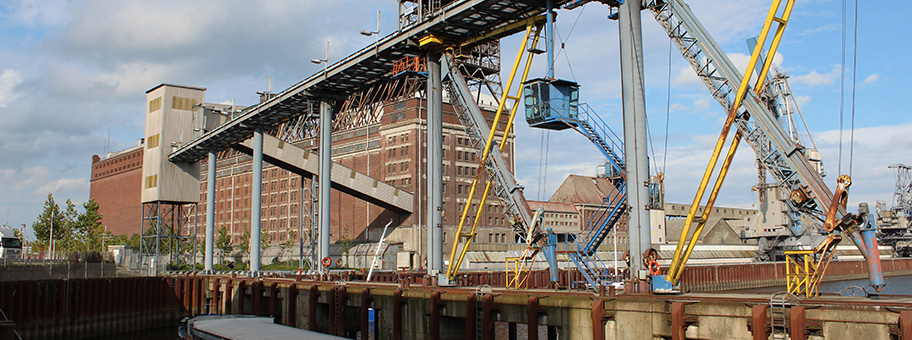 Getreideverkehrsanlage, Pier A in Bremen, Getreidestrasse.