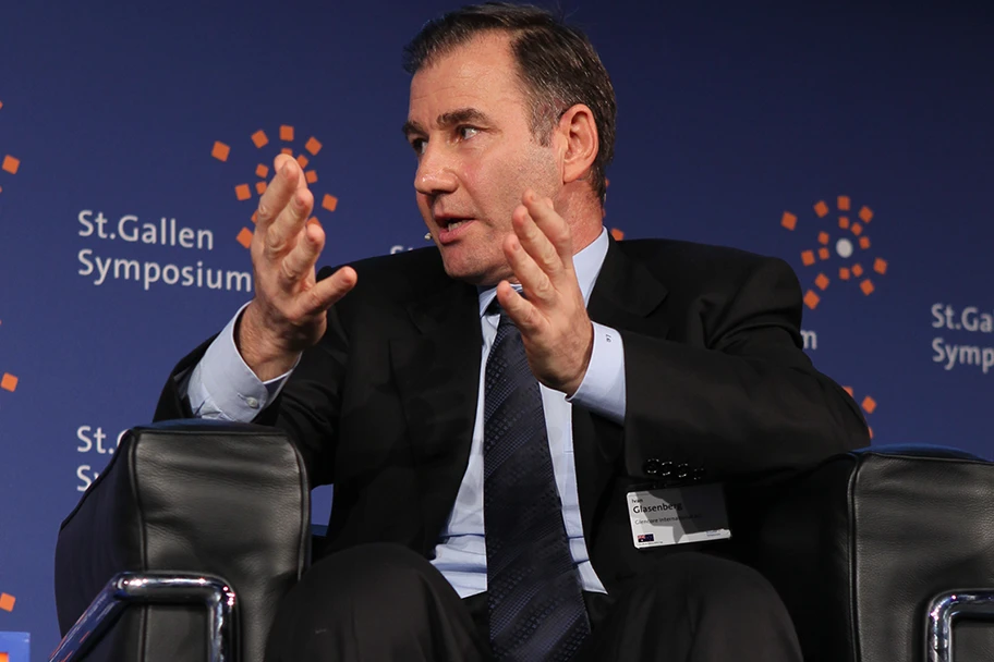 Glencore-CEO Ivan Glasenberg im Mai 2012 während einer Plenardebatte am 42. St. Gallen Symposium an der Universität St. Gallen.