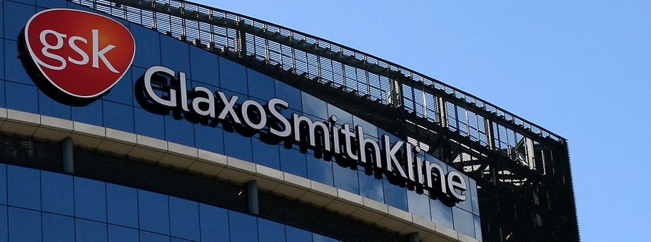 Der Hauptsitz von GlaxoSmithKline in London. Der britische Pharmariese liegt in der Studie für Interessenvertretung von CorporateEurope auf Platz Nummer 2.