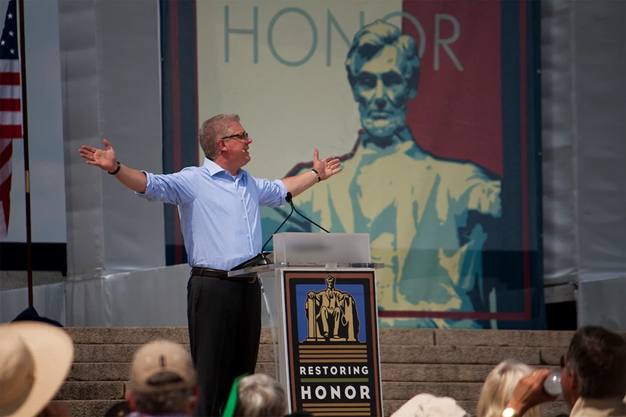 Tea-Party-Aktivist und FOX-Hassprediger Glenn Beck.