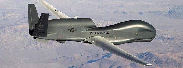 Eine RQ-4 Global Hawk Drohne der US-Streitkräfte.