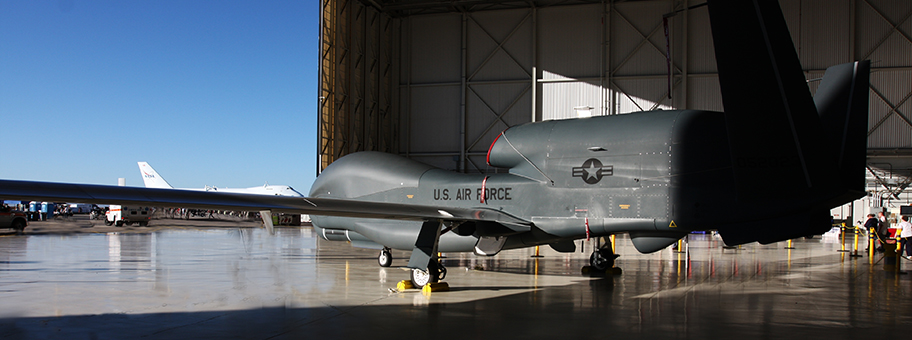 Eine Global Hawk Drohne der US-Luftwaffe.