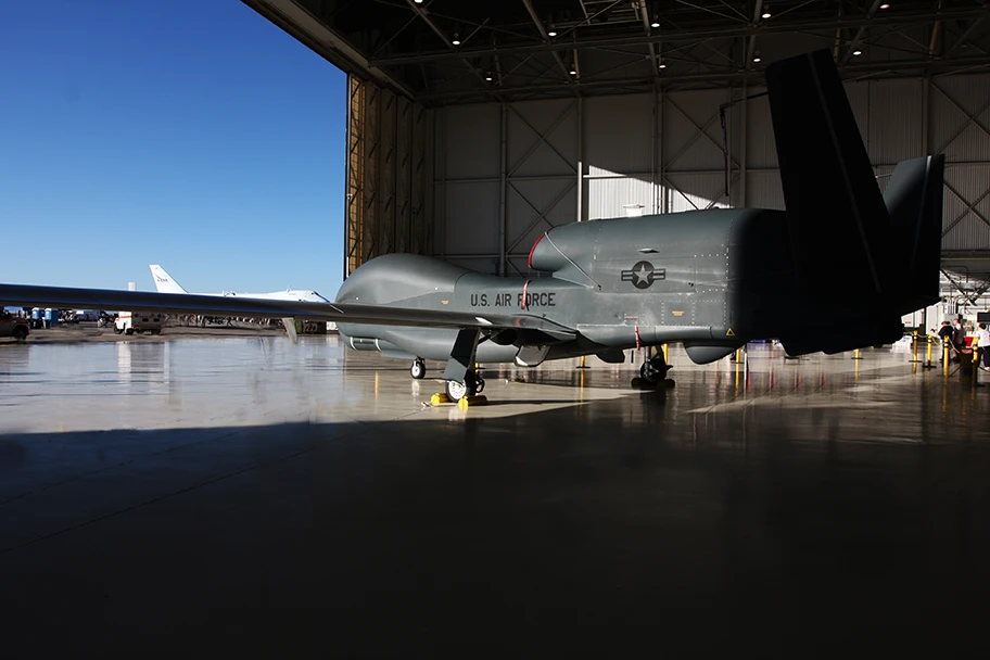 Eine Global Hawk Drohne der US-Luftwaffe.