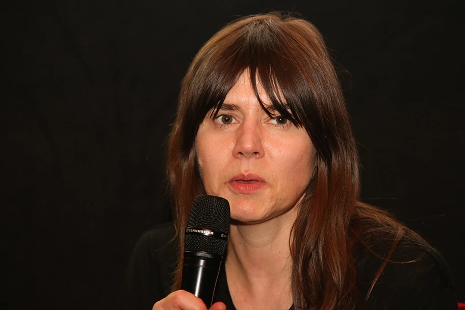 Die polnische Regisseurin Małgorzata Szumowska am GoEast Film Festival 2014 in Wiesbaden.