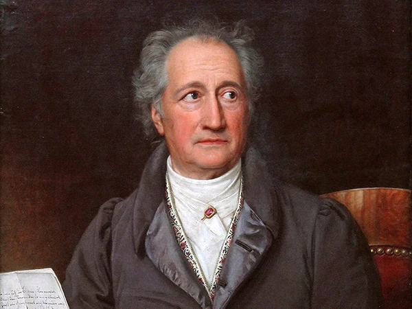 Johann Wolfgang von Goethe im 80. Lebensjahr, Öl auf Leinwand, Stieler 1828.