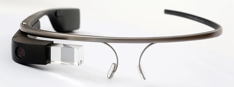 Google Glass - Vorderansicht.