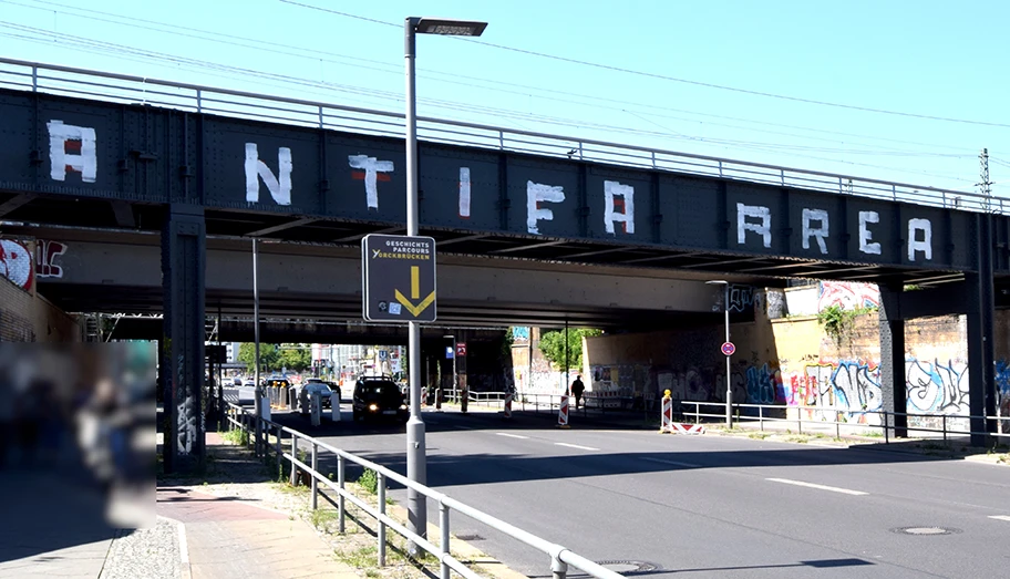 Antifa in Berlin, Juli 2022.