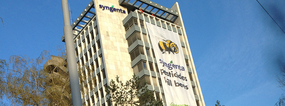 Der Hauptsitz des Syngenta-Konzerns in Basel, gegenüber dem Badischer Bahnhof.