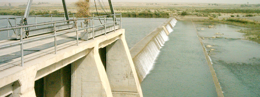 Der Grishk-Damm in der Provinz Helmand, Afghanistan.