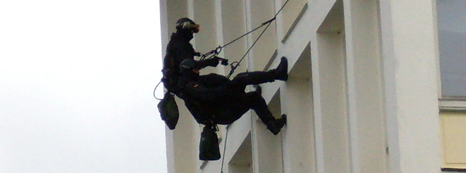 Vorführung der GSG 9 der Bundespolizei beim 2. Tag der offenen Tür im Bundeskriminalamt (BKA) in Wiesbaden am 19. Juni 2010.