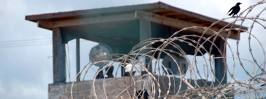 Foltergefängnis der USA in Guantanamo Bay, Kuba.