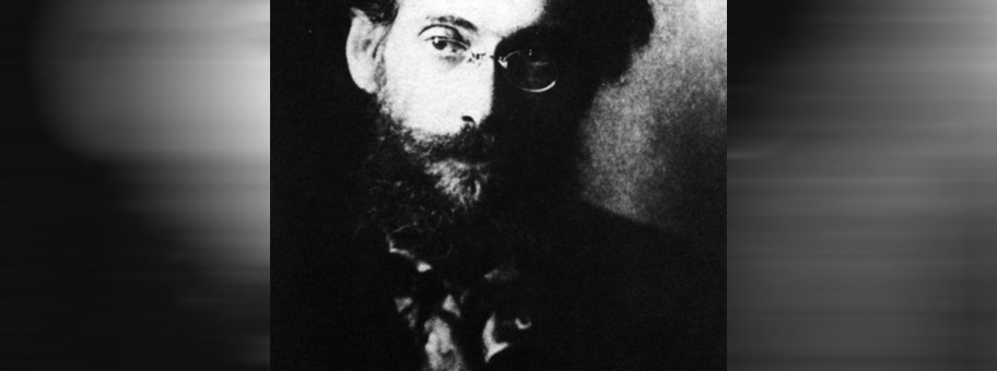 Gustav Landauer in den 1890er Jahren.
