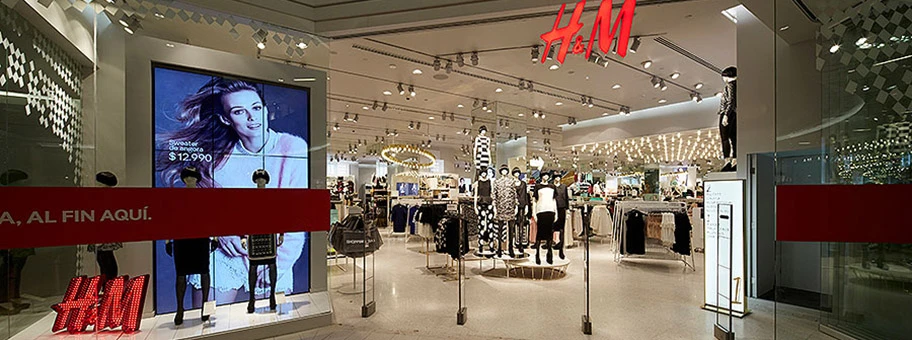 H&M Verkaufsladen in Santiago, Chile.