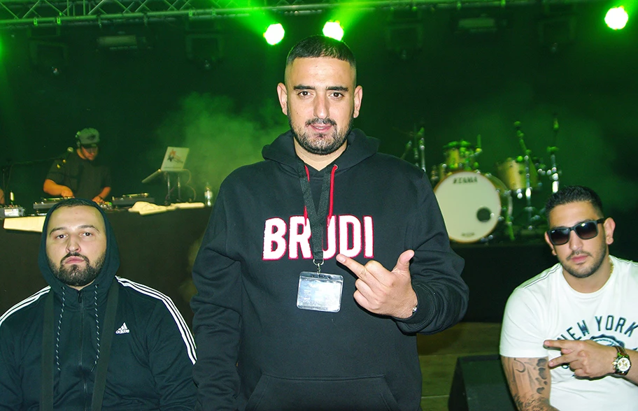 Haftbefehl am Place2Be Festival in Schwerin, 22 August 2015.