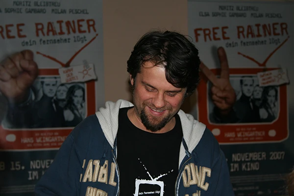 Hans Weingartner im Cineplex Münster bei der Preview seines Films «Free Rainer».