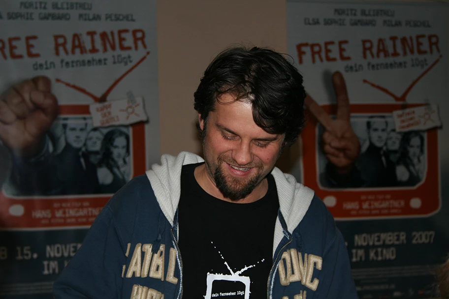 Hans Weingartner im Cineplex Münster bei der Preview seines Films «Free Rainer».