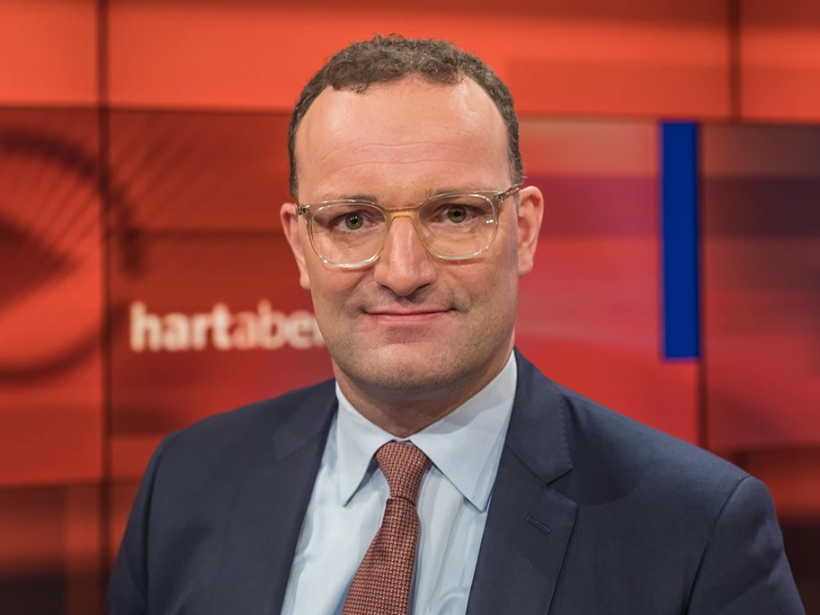 Jens Spahn nach der Sendung „Hart aber fair“ am 15. August 2022.