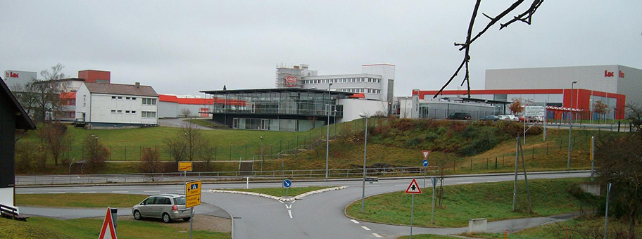 Das Anwesen von Heckler & Koch in Oberndorf-Lindenhof, Deutschland.