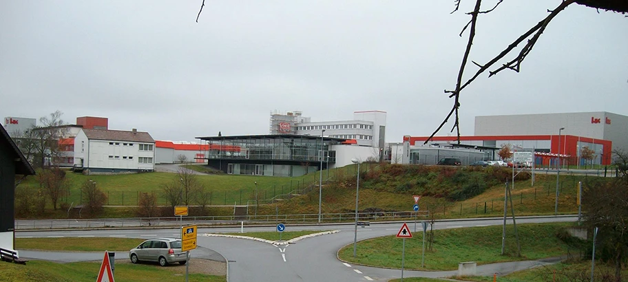 Das Anwesen von Heckler & Koch in Oberndorf-Lindenhof, Deutschland.