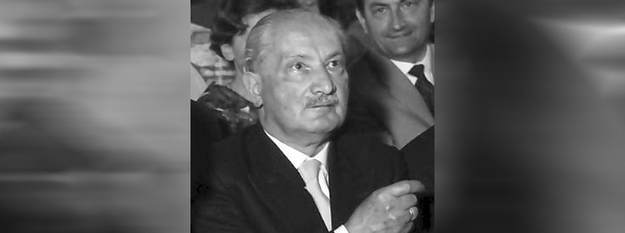 Martin Heidegger, Mai 1960.