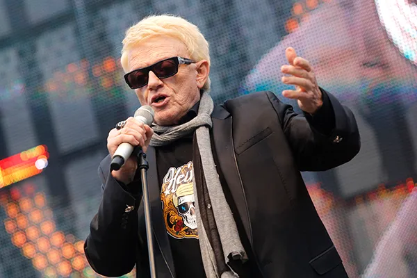 Der deutsche Musiker Heino beim Wolkenkratzer-Festival 2013 in Frankfurt am Main.