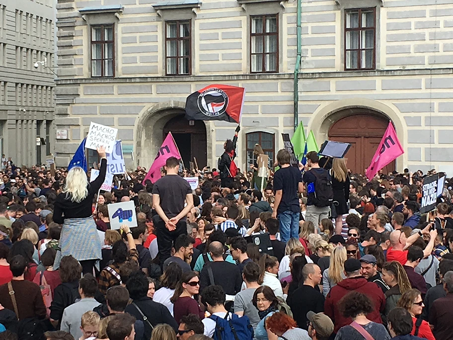 Demo Rücktritt Jetzt! - Heinz-Christian Strache Ibiza-Affäre 18. Mai 2019.