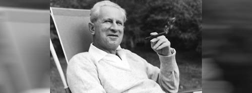Herbert Marcuse in Newton, Massachusetts, 1955.