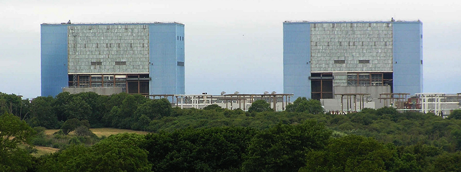 Das Atomkraftwerk Hinkley Point in SüdEngland.