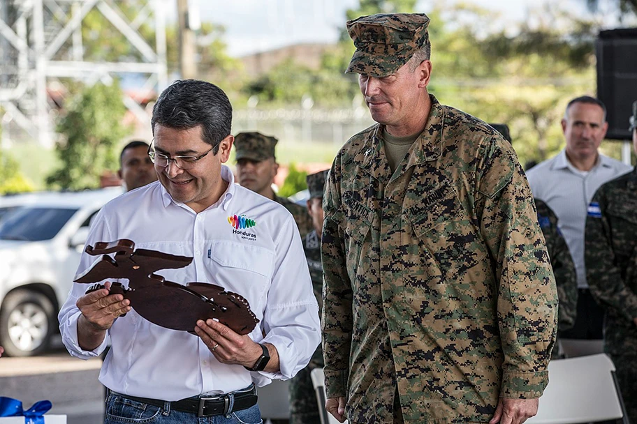 Der derzeitige Präsident Honduras, Juan Orlando Hernández.