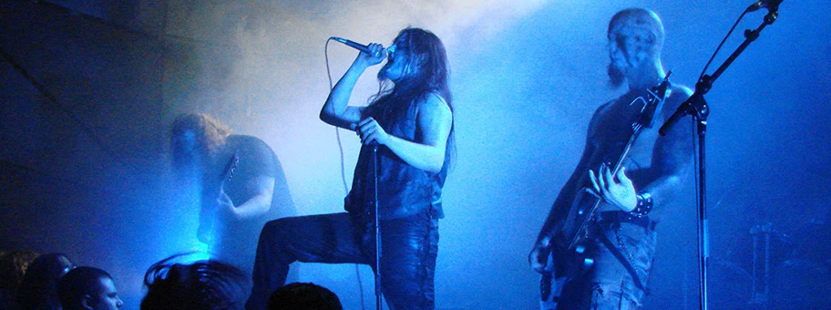Die finnische Black Metal Band Horna live in Paris.
