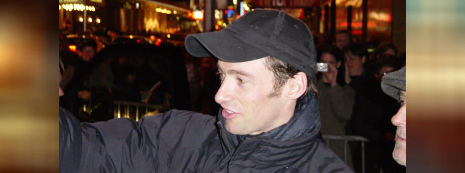 Hugh Jackman (Wolverine) am Broadway, 2003.