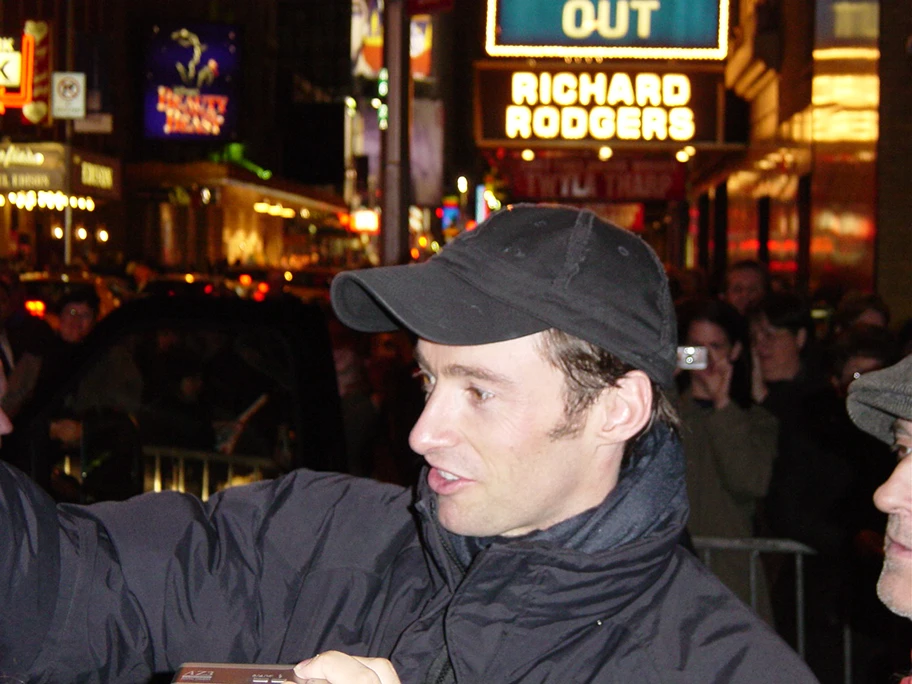 Hugh Jackman (Wolverine) am Broadway, 2003.