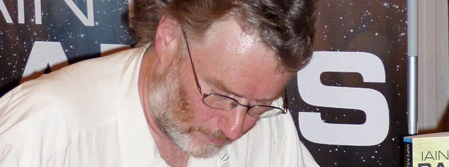 Iain M. Banks auf der Worldcon 2005 in Glasgow, August 2005.