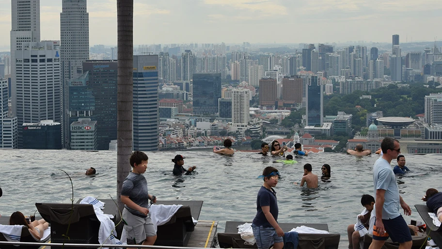 Infinity Pool in Singapur.