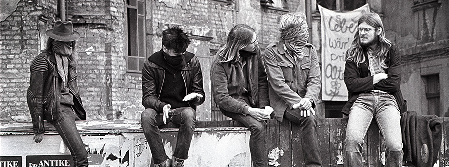 Hausbesetzer in Berlin, Kreuzberg (1981).