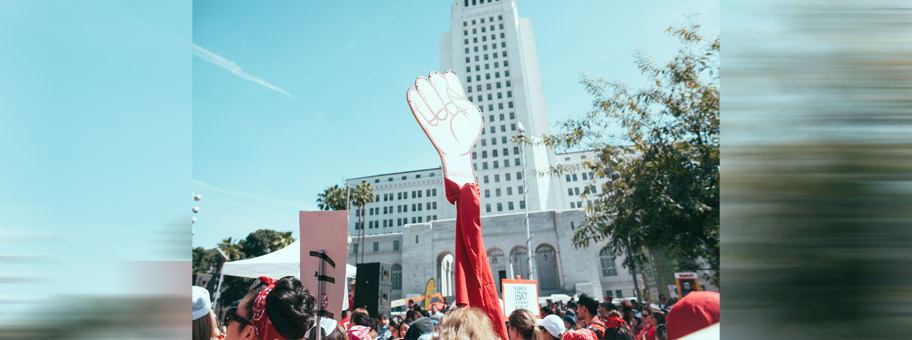 International Womens Day Strike, Los Angeles, März 2017.