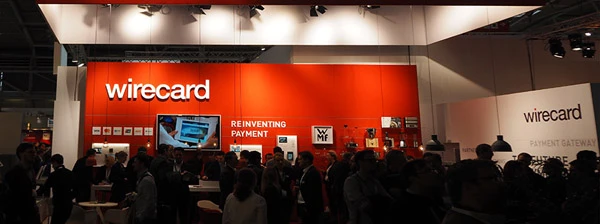 Internet World Fair 2017 in Munich, Germany, Wirecard-Stand.