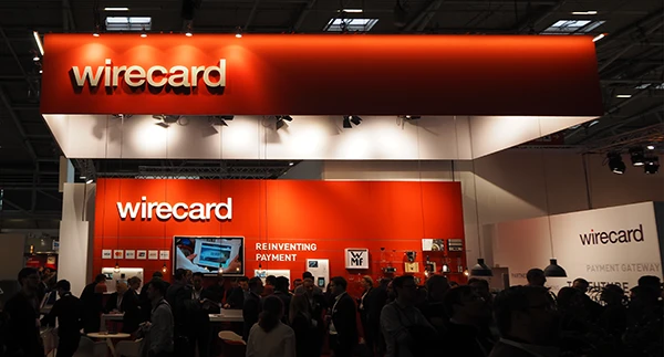 Internet World Fair 2017 in Munich, Germany, Wirecard-Stand.