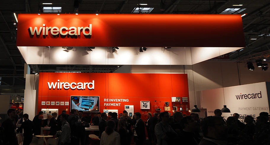 Internet World Fair 2017 in Munich, Germany, Wirecard-Stand.