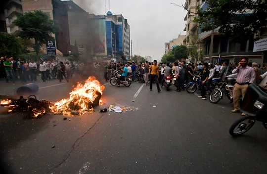 Proteste in Teheran im Jahr 2009.