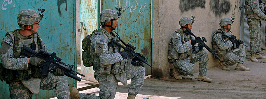 US-Einheit in Mossul, April 2008.