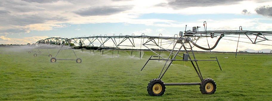 Automatische Bewässerungsanlage in Neuseeland.