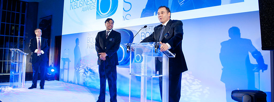 «Person of the Year»: Glencore Chef Ivan Glasenberg an den FT ArcelorMittal Business Awards im Jahr 2013.